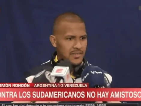 Rondón le dedicó el mejor elogio de todos a Messi después de brillar con Venezuela