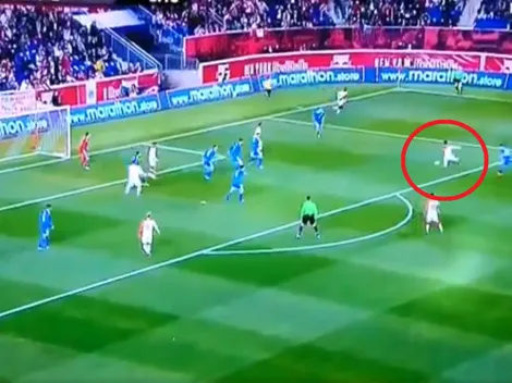 De primera y al ángulo: el golazo de Cueva para Perú a los 4'