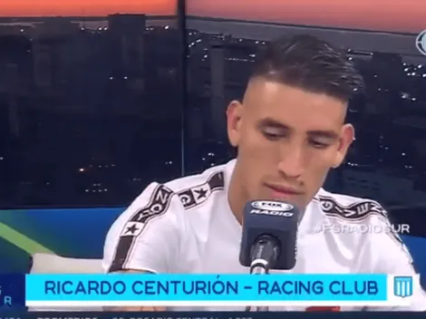 Realidad pura: la respuesta de Centurión a si se ve jugando de vuelta en Racing
