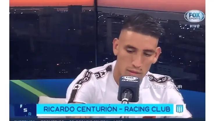 Realidad pura: la respuesta de Centurión a si se ve jugando de vuelta en Racing