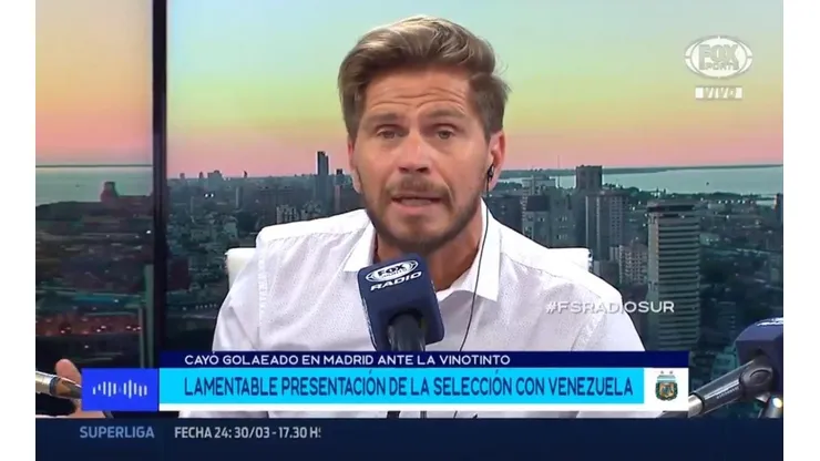 Sebastián Vignolo en Fox Sports Radio.