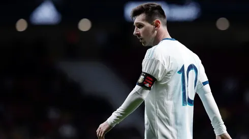 Lionel Messi en el duelo ante Venezuela.