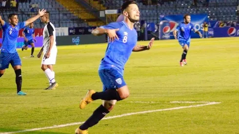 Stefano Cincotta festeja frente a Costa Rica.