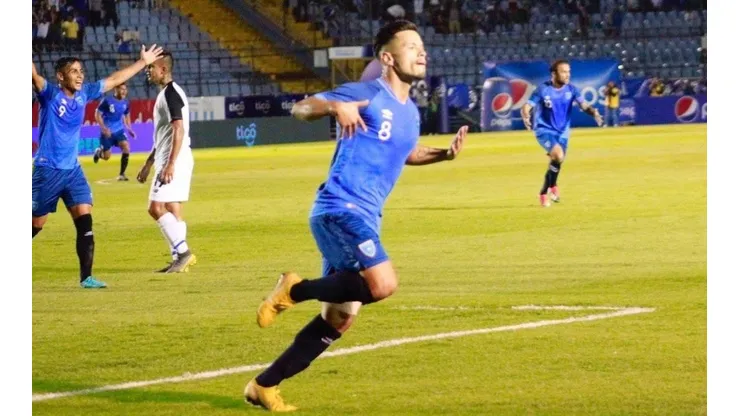 Stefano Cincotta festeja frente a Costa Rica.