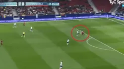 Un golazo: Rondón controló perfecto y durmió a la Argentina a los 5'