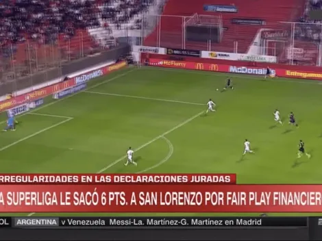 Bomba: la Superliga sanciona a San Lorenzo con quita de puntos