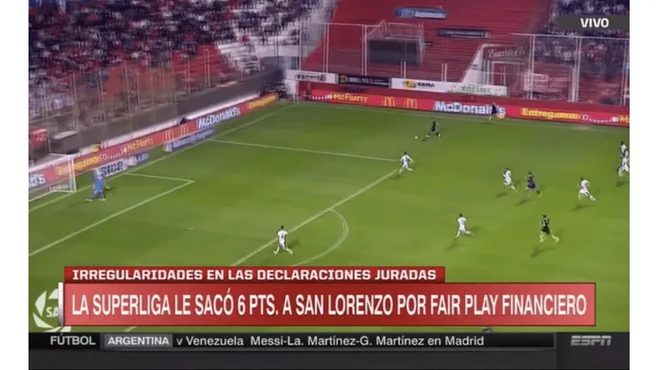 Bomba: la Superliga sanciona a San Lorenzo con quita de puntos
