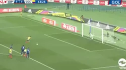 Gol de Colombia: Falcao se frenó, miró al portero y se la clavó arriba
