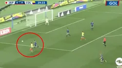 Foto captura del momento de la jugada.