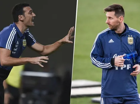Scaloni y una nueva sociedad para que Messi esté cómodo en Argentina