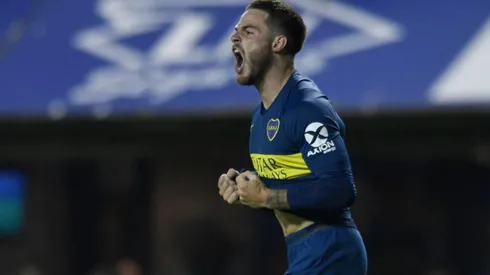 Nández, uno de los nuevos referentes de la hinchada de Boca.