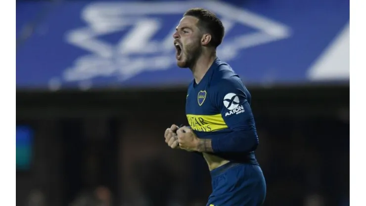 Nández, uno de los nuevos referentes de la hinchada de Boca.