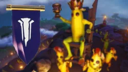 Donde encontrar el Estandarte de Batalla de Fortnite - Desafios Semana 4, Temporada 8