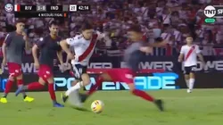 Nacho Fernández le tiró la bronca a Figal por la patada que le pegó