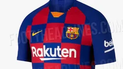 Barcelona y una camiseta inédita.