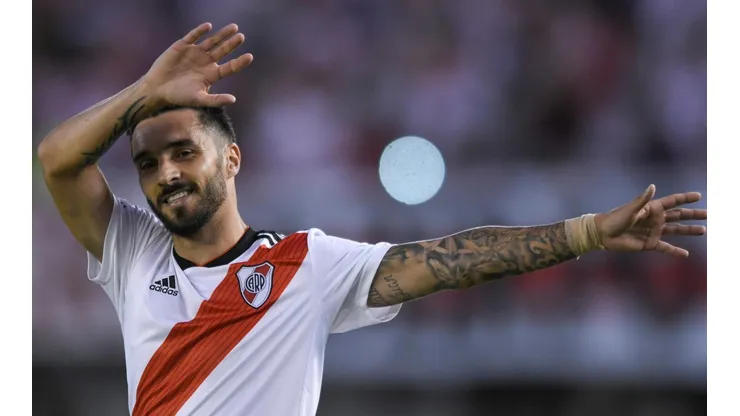 Scocco no pudo terminar el entrenamiento de River