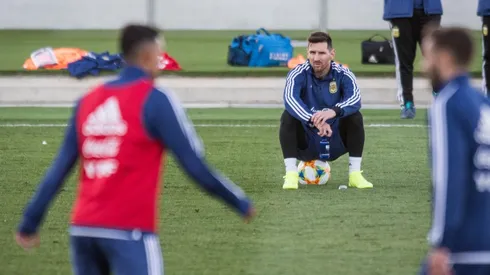 Foto de Lionel Messi, jugador de la Selección Argentina.