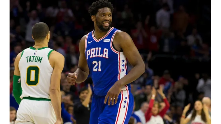 Joel Embiid se burló de los Celtics y dijo que nadie puede detenerlo