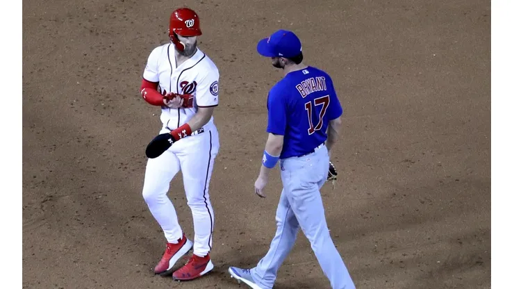 Con Mike Trout fuera de alcance, los Phillies tratarán de unir a Kris Bryant con Bryce Harper