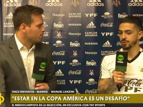 Lanzini declaró como un hincha de River más y no dejó dudas de lo que quiere para su futuro