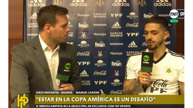 Lanzini declaró como un hincha de River más y no dejó dudas de lo que quiere para su futuro