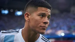 En casa: Marcos Rojo volvió a Estudiantes, aunque solo de visita