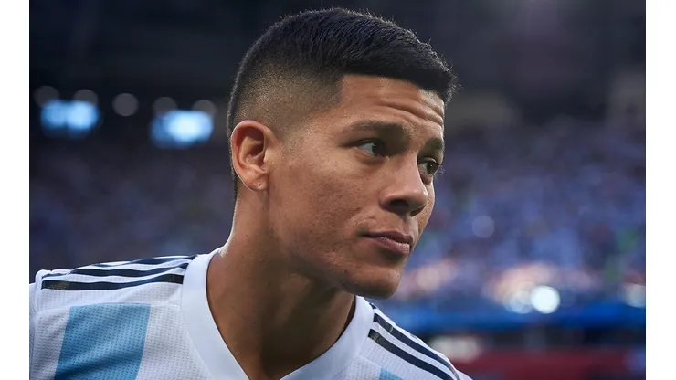 En casa: Marcos Rojo volvió a Estudiantes, aunque solo de visita