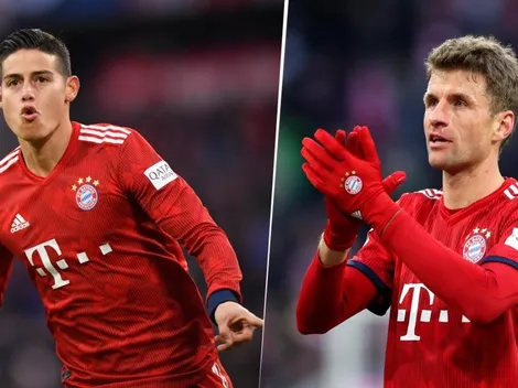 Rendido a sus pies: Thomas Müller llenó de elogios a James Rodríguez
