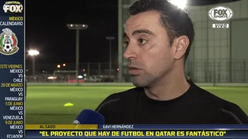 Xavi habló del Tri y apoya el proyecto del Tata Martino: "México tiene todo"
