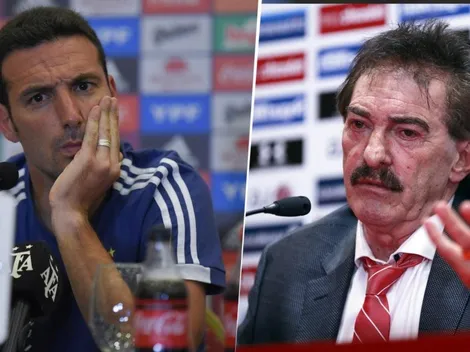 La Volpe trató de "traicionero y mala leche" a Lionel Scaloni