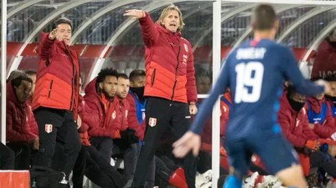 Foto de Ricardo Gareca, entrenador de Perú.