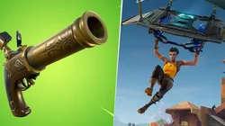 Como caer sin recibir daño en Fortnite con la nueva Pistola de Mecha