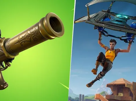 Como caer sin recibir daño en Fortnite con la nueva Pistola de Mecha