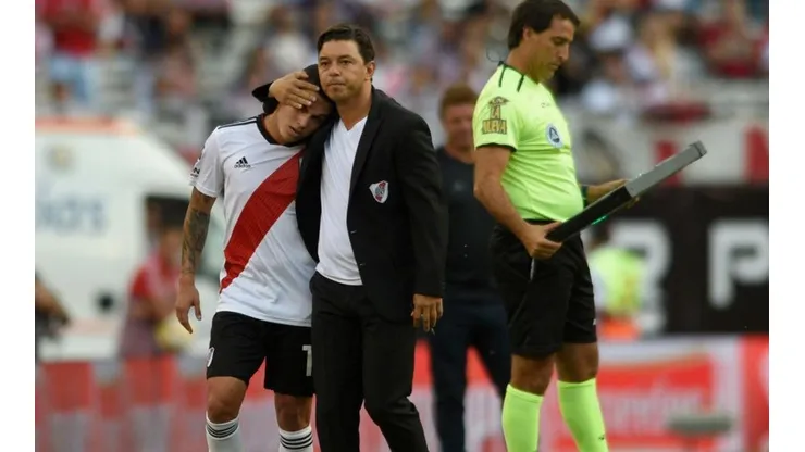 No lo deja solo: Gallardo contó cómo es su relación con Quintero tras la lesión