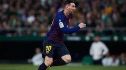 Lionel Messi frente a Betis.