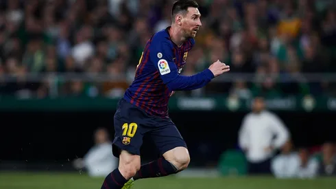 Lionel Messi frente a Betis.