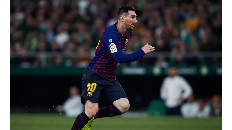 Lionel Messi frente a Betis.