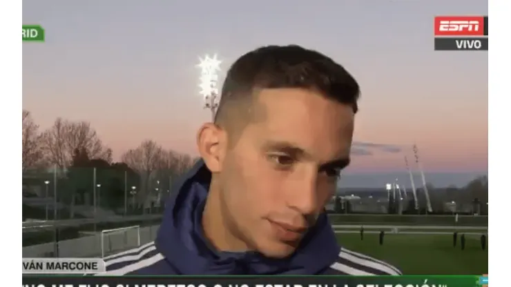 Foto de Ivan Marcone, jugador de Boca.