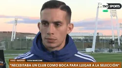 A Cruz Azul no le gusta esto: la frase de Marcone apenas se sumó a la Selección Argentina