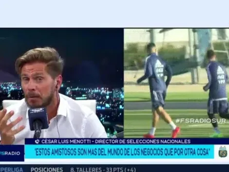 Vignolo le hizo una pregunta a Menotti y se terminaron cruzando al aire: "Pollo, no lo esperaba de vos"
