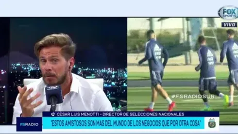 Vignolo le hizo una pregunta a Menotti y se terminaron cruzando al aire: "Pollo, no lo esperaba de vos"