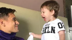 Nos morimos: la reacción del hijo de Martínez Quarta tras ver lastimado a su papá