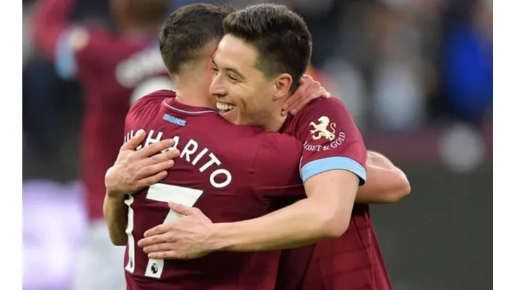 ¡Por si hacía falta! Nasri se deshizo en elogios para Chicharito