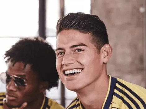 James Rodríguez, Falcao, Cuadrado y compañía estrenaron la nueva camiseta de Colombia