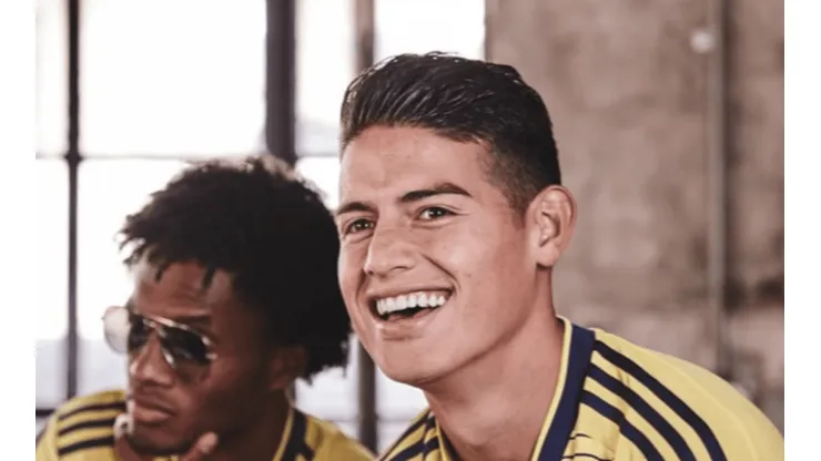 James Rodríguez, Falcao, Cuadrado y compañía estrenaron la nueva camiseta de Colombia