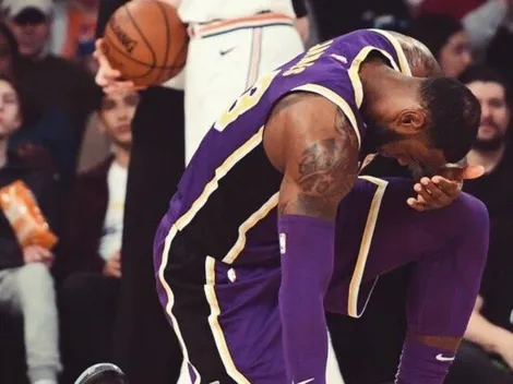 LeBron James quiso ser el héroe y quedó en ridículo en otra derrota de los Lakers