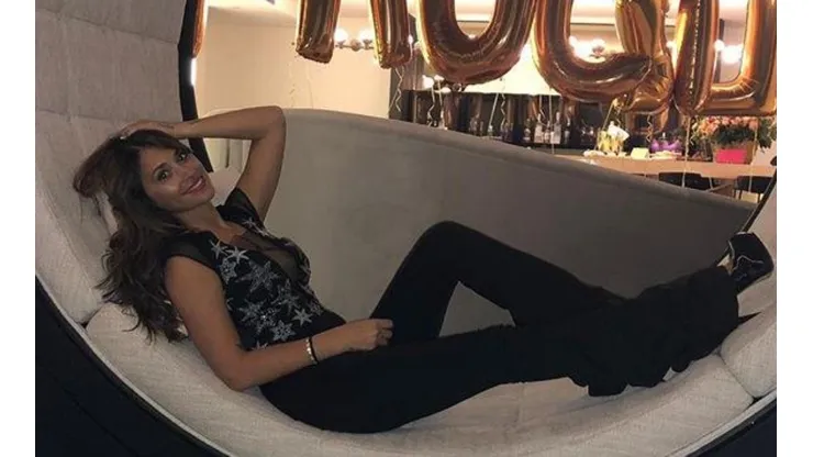 Antonella Roccuzzo subió una imponente foto de "Hulk" posando para la cámara