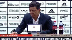 Le preguntaron por la reiterada ausencia de Ponzio y Gallardo fue fulminante con su respuesta