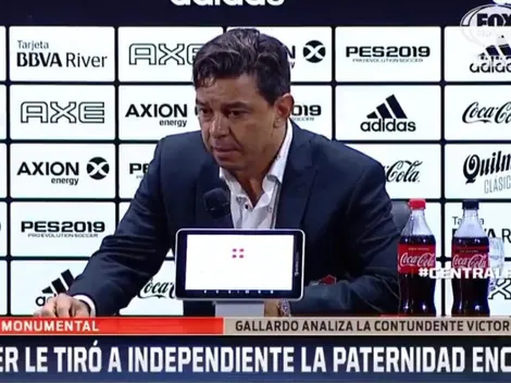 Le preguntaron por la reiterada ausencia de Ponzio y Gallardo fue fulminante con su respuesta