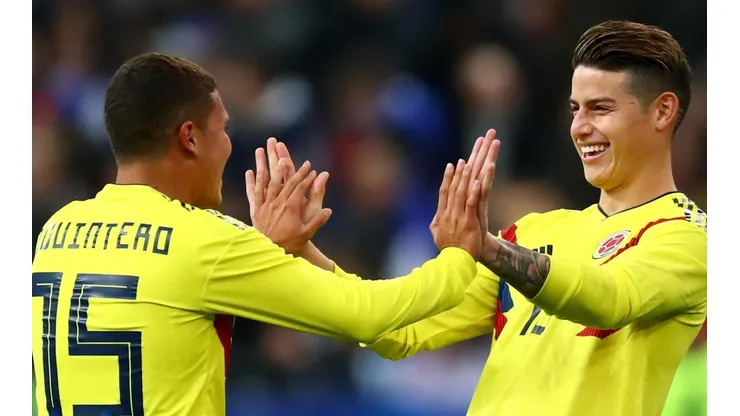 Tiene su apoyo: el mensaje de James Rodríguez a Quintero por su lesión
